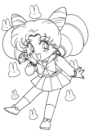 Sailor chibi moon coloring pages. Sailor Moon Coloring Pages Moon Coloring Pages Sailor Mini Moon