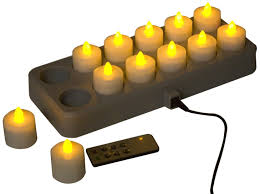 Robot Check Rechargeable Tea Lights Led Lights Tea Lights