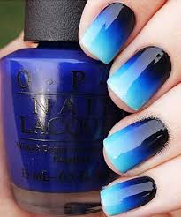 Easy Black And Blue Nail Designs 27 Cute Nail Designs You Need To Copy Immediately Nail Art Designs Nail Art Ombre Ombre Nail Designs
