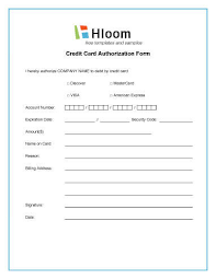 Uscis began issuing the current card on may 1, 2017. Credit Card Authorization Forms Hloom