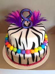 Easy Birthday Cake For 8 Year Old Boy Zebra Birthday Cake Children S Birthday Cakes Zebra Birthday Cakes Cute Birthday Cakes Childrens Birthday Cakes