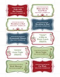 Simplify Christmas Events With Free Microsoft Office Templates Coupon Template Christmas Coupons Gift Coupons