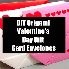 Mini envelope tutorial | diy & crafts — turquoise avenue. Diy Origami Valentine S Day Gift Card Envelopes
