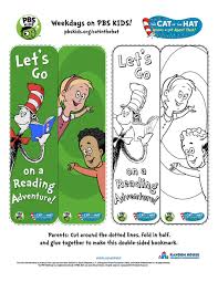 Share your thoughts, experiences and the tales behind the art. Cat In The Hat Bookmark Kids Coloring Pages Pbs Kids For Parents