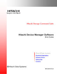 Check spelling or type a new query. Hicommand Device Manager Error Codes Hds Support Manualzz