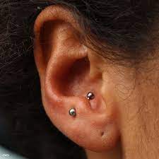Anti Tragus Piercing By Andru Tindik Telinga Tindikan Perhiasan Telinga