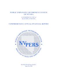 Fillable Online Cafr Public Employees Retirement System Of Nevada Fax Email Print Pdffiller