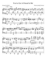 You Ve Got A Friend In Me Piano Sheet Musescore Pin On Bladmuziek Piano