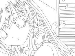 Top 20 anime coloring pages: Anime Coloring Pages Emo Coloring And Drawing