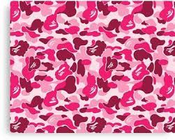 pink camo canvas print bape wallpapers pink camo wallpaper camo wallpaper