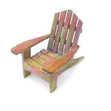 A One Of A Kind Customized Miniature Garden Adirondack For Your One Of A Kind Miniature Garden Aged To Adirondack Chair Rustic Chair Wooden Adirondack Chairs