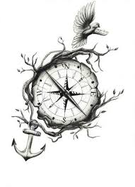 A 3d compass surrounded by red roses is another variation of this design idea. Papirouge Tattoo Zeichnungen Tattoos Compass Rose Tattoo Compass Tattoo