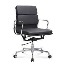 Eames office chairs the timeless collection of eames office chair replicas merge excellent support and comfort with impressive design. Eames Style Low Back Softpad Office Chair Premium Quality Leather Mid Century Icons