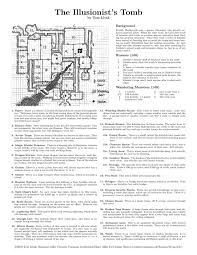 The Illusionist S Tomb By Tom Livak 2010 One Page Dungeon Contest Entry Dungeons And Dragons Homebrew Tabletop Rpg Maps Fantasy Map