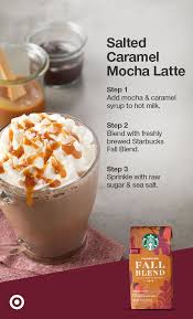 Indulge In A Decadent Latte That Ll Make Fall Feel Even Cozier Add Mocha Caramel Syrup To Hot Milk Then Blend It With F Crockpot Drinks Coffee Recipes Food