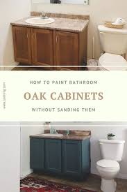 I wiped the doors down with a wet cloth to get off any dust while the cabinet doors and faux drawer were drying, i very lightly sanded the vanity in the bathroom, wiped it down with a wet towel, and then taped it all. 9 Easy Steps To Paint Bathroom Cabinets Without Sanding Spv Living