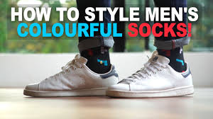 If you plan on buying stan smith adidas men's shoes on ebay, you will. How To Style Men S Colourful Socks Style Adidas Stan Smith S The Moja Club Youtube