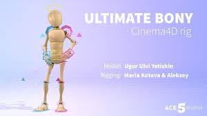 Free rigged blender models human. Free Character Rig Bony4d For Cinema 4d 3dart