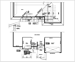 Inside you get an open floor plan with minimum walls on the first floor giving you views from the foyer to the. Commercial Building Floor Plan And Roof Plan View Detail Dwg File Cadbull