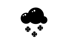 Download Snowy Weather Icon Svg Cut File By Creative Fabrica Crafts Creative Fabrica PSD Mockup Templates