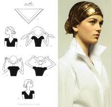 Hermes Scarf Knotting Cards Part 2 Le Dernier Cri Foulard Styles De Foulards Pour La Tete Styles D Echarpe De Cheveux