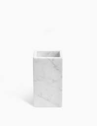 Tissue box (61/4 x 6 x 6 ) 2. Marble Bathroom Accessories M S