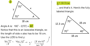 Below is the pic of problem. Non Right Triangle Trig