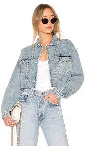 vintage cropped denim jacket