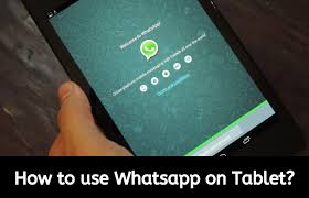 Tablet or mobile device with a recent browser and barcode scanner app. Whatsapp For Tablet How To Download On Android Tab