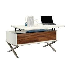 A perfect fit for any living room area add functionality and unique style to your home when you get sauder coffee table. Sauder Sauder Vista Key Lift Top Coffee Table In Pearl Oak The Home Depot Canada
