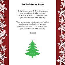 O Christmas Tree Lyrics O Christmas Tree With Lyrics Christmas Songs Carol Youtube