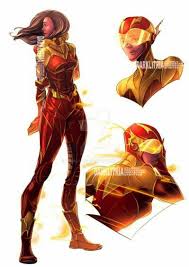 Flash Aka Iris West Impulse Kid Flash Superhero Design Speedster Superhero Female Superhero