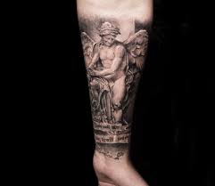 Small in utero nirvana illustrative tattoo design tattoo dimensions: Angel Tattoo By Sergey Gas Post 7991