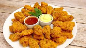 Oggi la mia dieta prevede pollo ai ferri e spinaci bolliti, tutta la notte ho riflettuto per capire come potevo combinare questi due ingredienti. Nuggets Di Pollo Al Forno Molto Veloce E Gustoso 47 Youtube