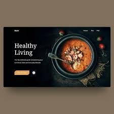Beautiful Design By Ema Ike Need A Website Dm Us Our Experienced Developer Team Is Here To Help Food Web Design Nutrition Website Restaurant Website Design