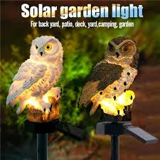 Garden decor from garden artisans. Buy Indoor Novelty Solar Garden Lights Owl Ornament Animal Bird Outdoor Led Decor Sculpture At Affordable Prices Price 9 Usd Free Shipping Real Reviews With Photos Joom