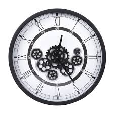 Codes promo, ventes flash, livraison offerte, trouvez le produit de vos rêves à prix réduit ! Horloge Murale Mecanisme Roues Dentees D 46 Cm Horloges Pier Import