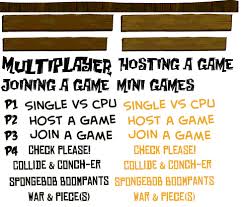 Spongebob's truth or square (video game 2009). Spongebob S Truth Or Square Playstation Portable The Cutting Room Floor