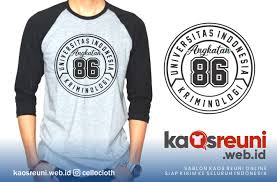 Pada awalnya saya agak ragu untuk memulai desain baju. Sablon Desain Kaos Reuni Universitas Indonesia Angkatan 86