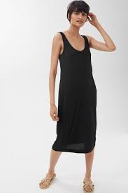 Tank Dress - Black - Dresses - Arket Black Tank Dress Cotton Tank Dress Tank Dress