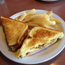Stopped in for a quick otr bite to eat. We Eat Lunch Denny S Grand Slamwich