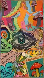 Psychedelic Wallpaper Hippie Wallpaper Hippie Painting Hippie Art