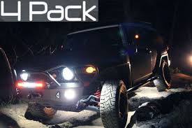 Led Rock Light Kit 4 Light 9w Each