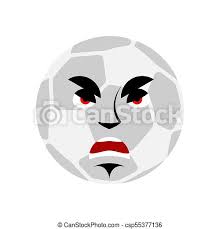 Football emojis can be downloaded on the app store both for iphone and ipad, so what are you waiting for, shoot! Sinnesrorelse Boll Emoji Ilsket Fotboll Ont Avatar Aggressiv Fotboll Canstock