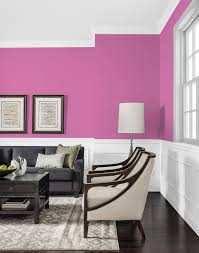 Dark colors make a bedroom feel cozy, neutral and muted colors help a space feel calming, and bright colors boost your mood. Passion Pink Johnstone S Interior Paint Colours