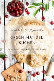 Einfach Und Blitzschnell Fertig Kirsch Mandelkuchen Mit Mandelguss Mandelkuchen Lecker Kuchen