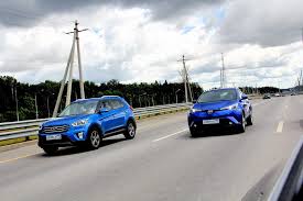The development of the car began in 2013. Russian Media S Road Test Comparison Of The Toyota C Hr Hyundai Creta