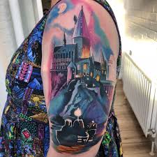 Maybe you would like to learn more about one of these? Hogwarts Tattoo By Tiggy At Briar Rose Tattoo London Uk Thought You Guys Might Enjoy This Harrypotter