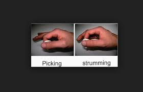 Cara Pegang Pick Gitar Teknik Sweeping Speed Picking Dan Harmonic Zonagitar Net Majalah Gitar Online Indonesia