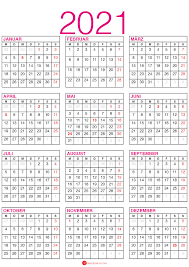 Kalender 2021 mit kalenderwochen + feiertagen: Kalender 2021 Mit Kalenderwochen Und Feiertagen
